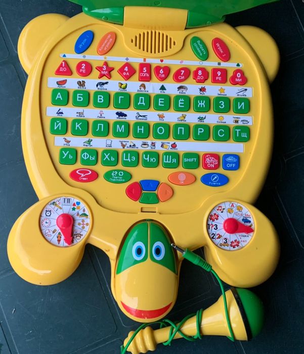 ноутбук-компьютер-черепаха для детей
