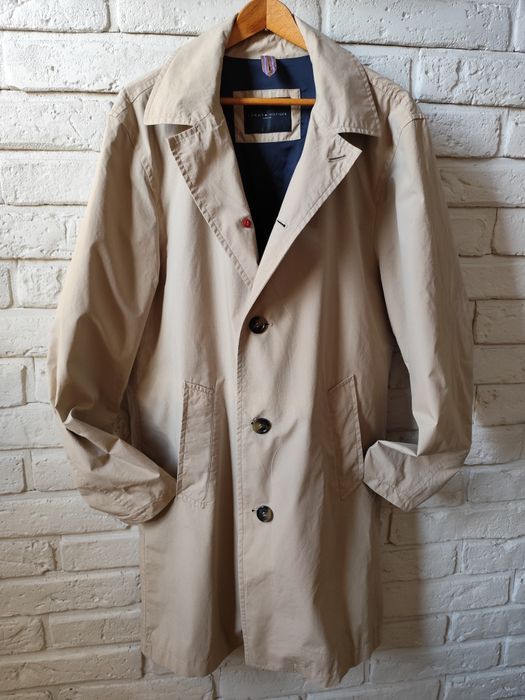 Trencz płaszcz męski na jesień wiosnę Tommy Hilfiger s m