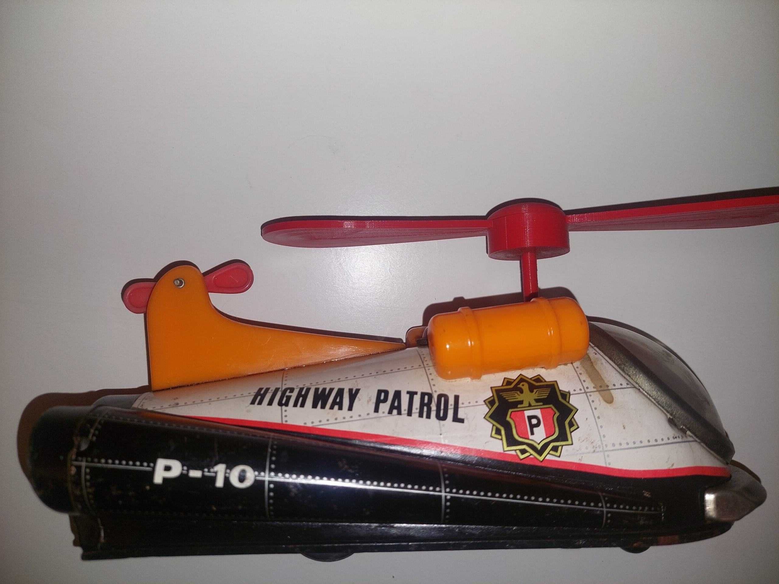 Brinquedo em chapa  Nave Espacial Masudaya Highway Patrol P-10