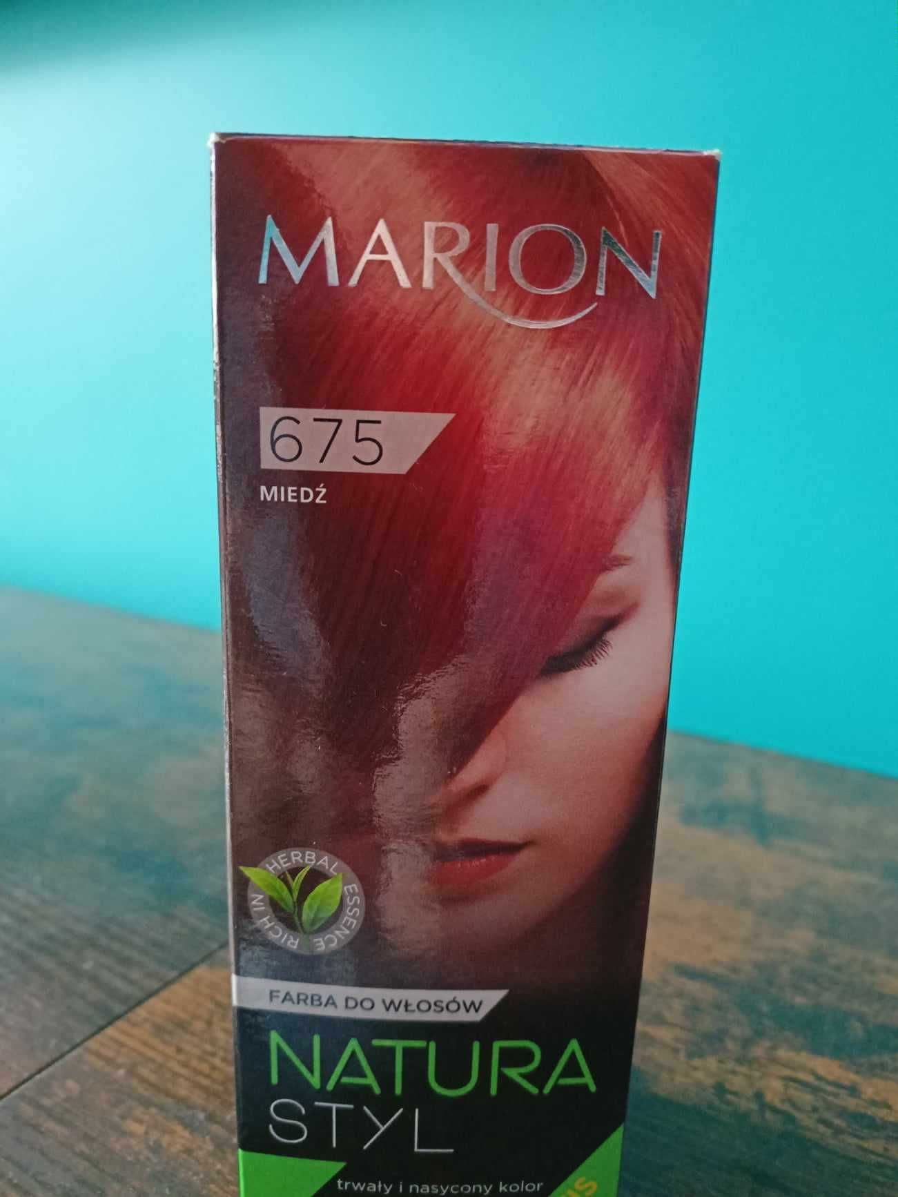 Nowa farba do włosów Marion Natura Styl 675 Miedź 80ml