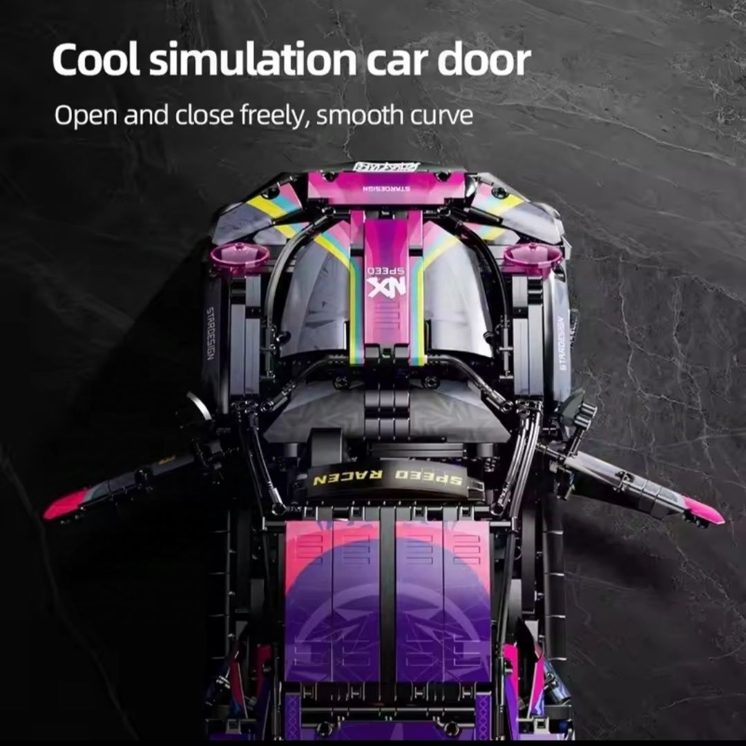 Конструктор Technic Porsche 911 GT-3 1611 деталей Порш 911 машинка