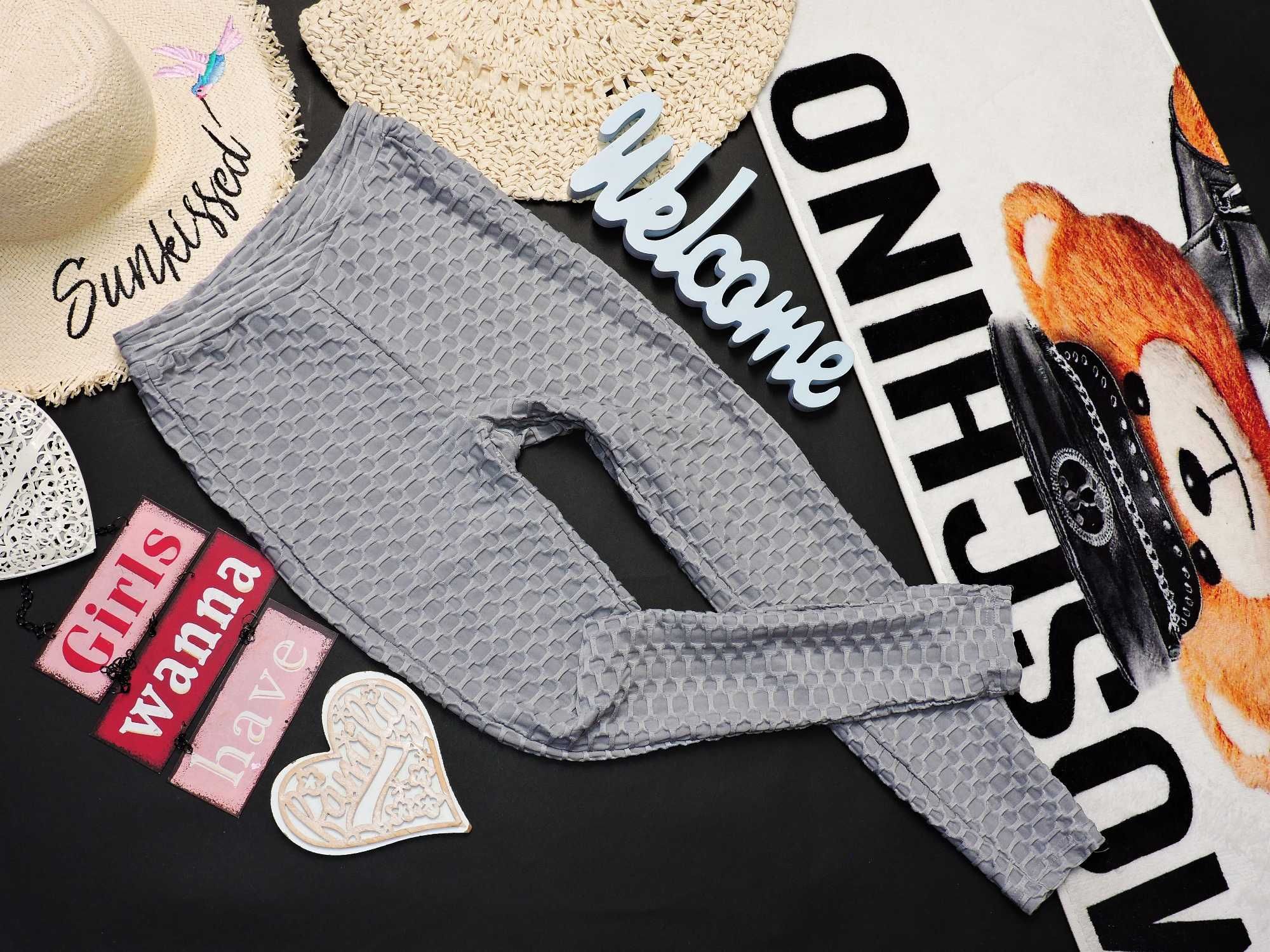 Shein Modelujące Legginsy pikowane S