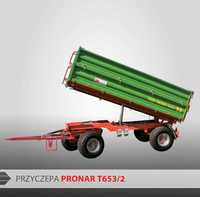 Przyczepa 6 ton Pronar T653/2 dwuosiowa od ręki PT608 PT606