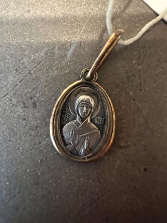 Нательная икона, серебро 925, Святая Пророчица Анна