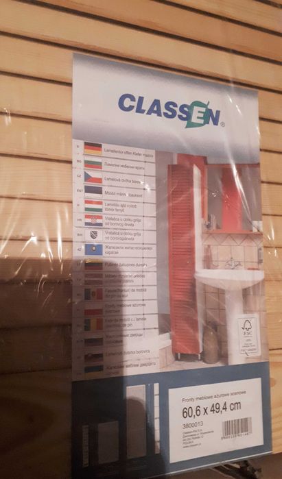 nowy front meblowy ażurowy sosnowy 60,6/49,4 cm