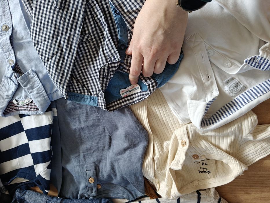 Zestaw ładnych ubranek dla chłopca, rozmiar 74