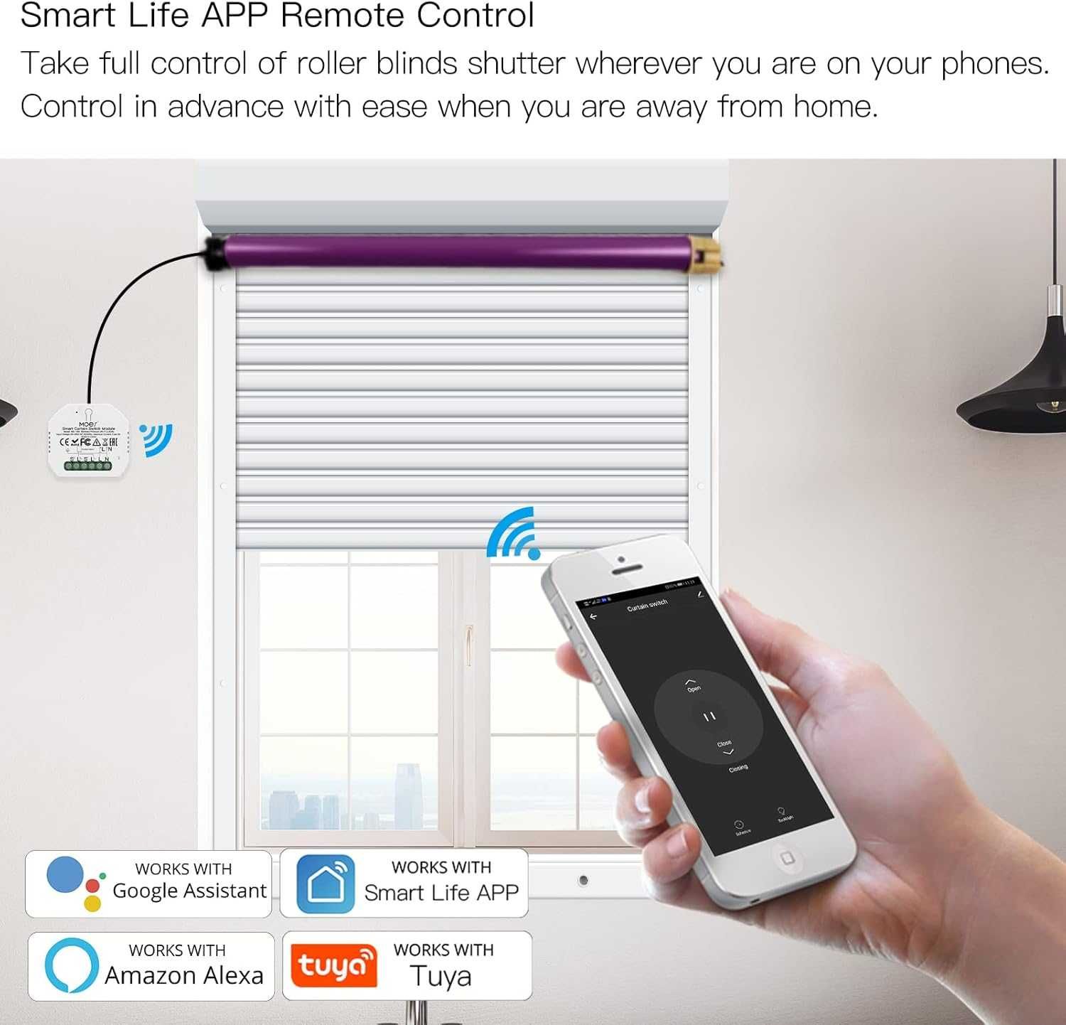 TUYA Wi-Fi Curtain Switch Mini TUYA MS-108WR Wi-Fi