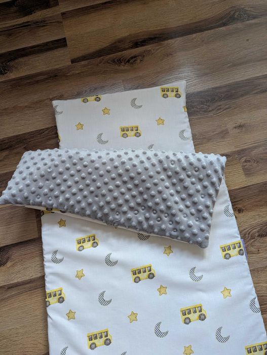 Komplet do gondoli kołyski kołderka z poduszką