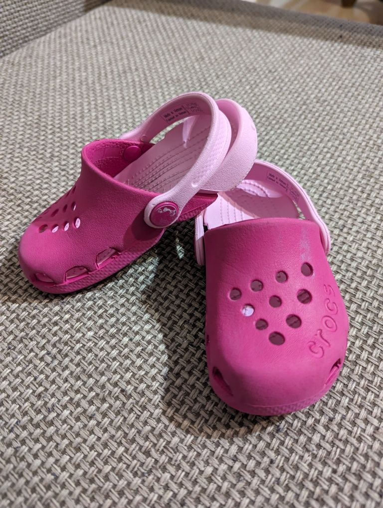Крокси Crocs Kids' Electro Clog розовые (Kids) р24