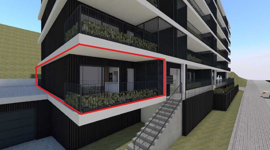 T2 c/ Varanda e Terraço em Construção | Fânzeres | Cedência de Posição