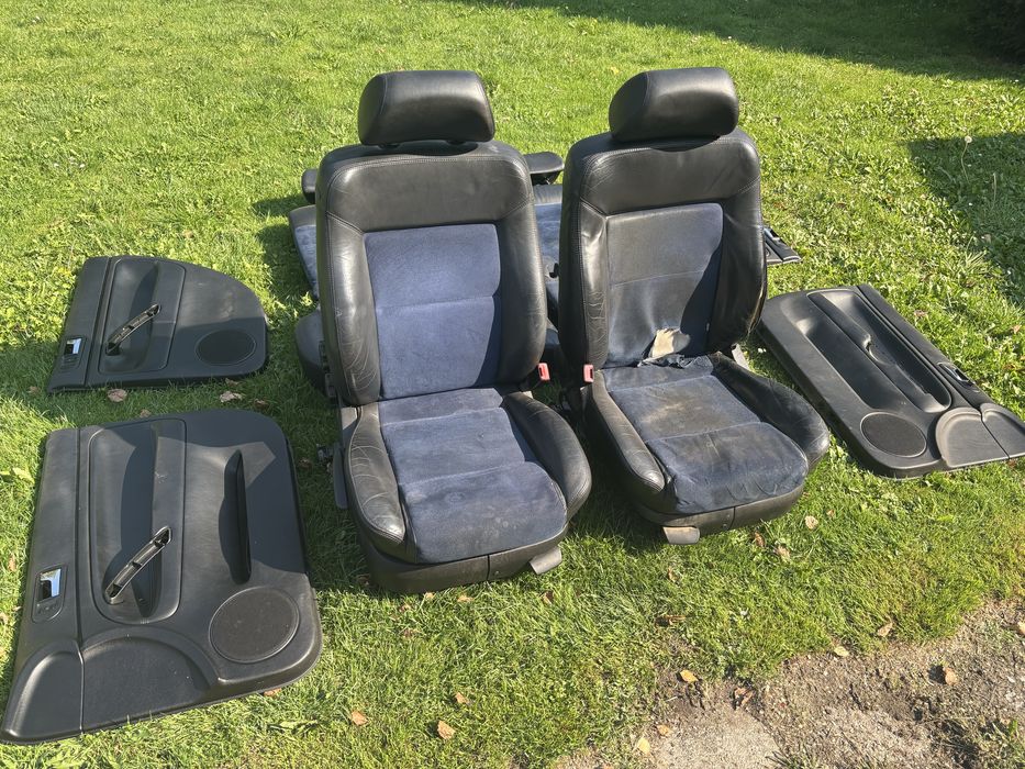 Komplet foteli pół skóra VW Passat B5 FL