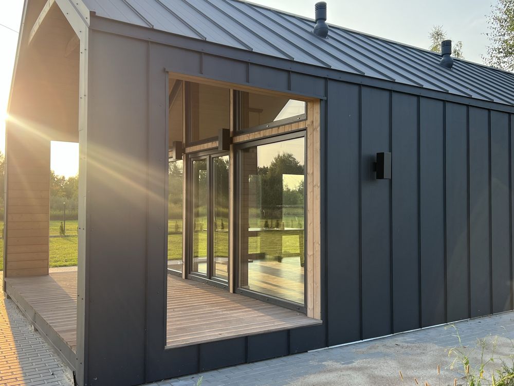 Dom Caloroczny STODOŁA 50m2 Domek MODULOWY rekreacyjny BEZ POZWOLENIA