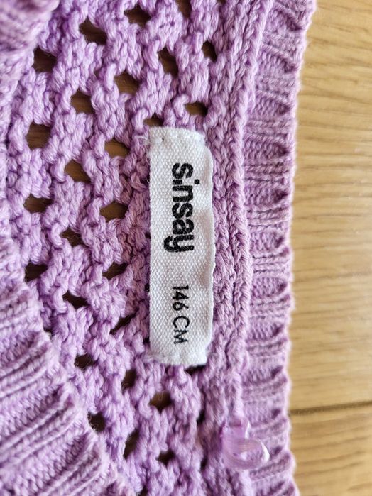 sweter dla dziewczynki sinsay rozmiar 146