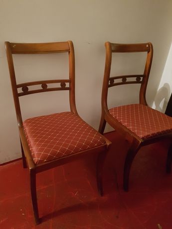 Krzesła drewniane stylowe komplet retro vintage