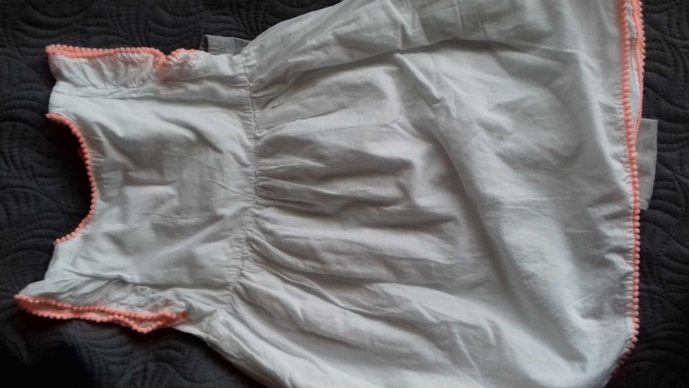 Sukienka 5 10 15 biała Boho bawełniana r. 116 5.10.15