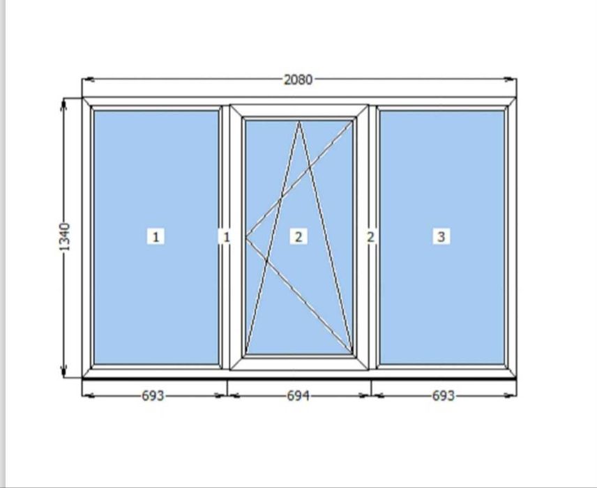 Металлопластикові вікна ТМ Вікна Нові (58мм) WR400 Продаж Монтаж