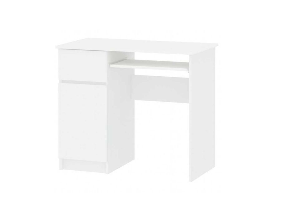 Письмовий компактний білий 90 см стіл Бруклін новий зі складу