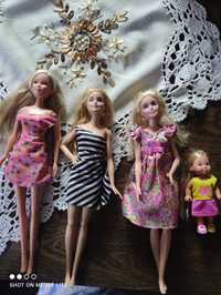 4 lalki barbie dla dziewczynki