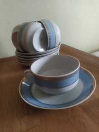 чайний сервіз , чашки для чаю з блюдцями, Пролетарій 1С, 1958-1967