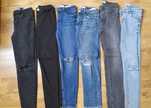 Spodnie skinny zara bershka sinsay 34