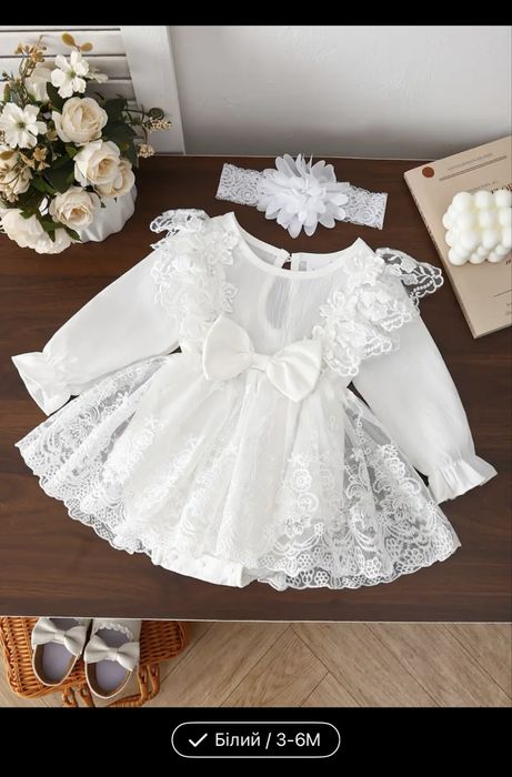 Сукня,боді для дівчинки 3-6 міс