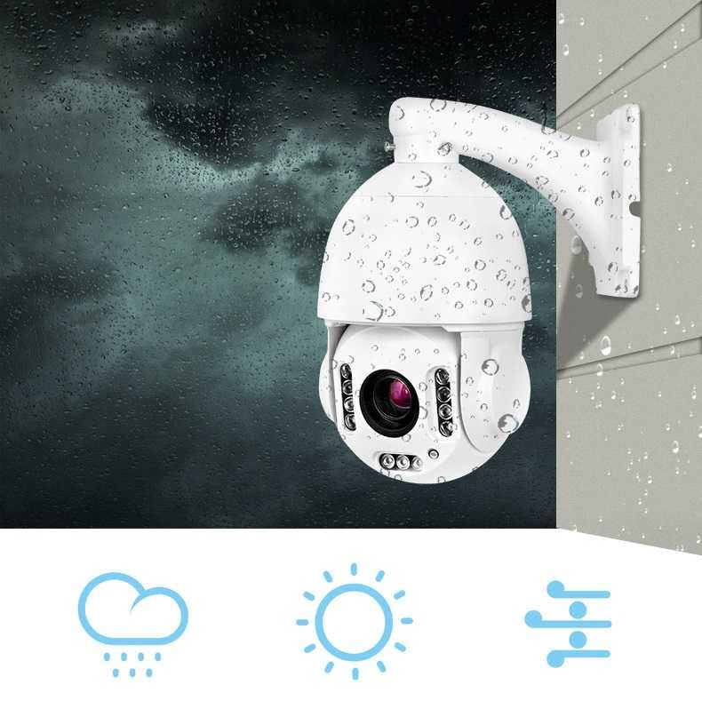 Kamera Obrotowa Zewnętrzna IP Wifi 30X Zoom Optyczny 8Mpx 4K