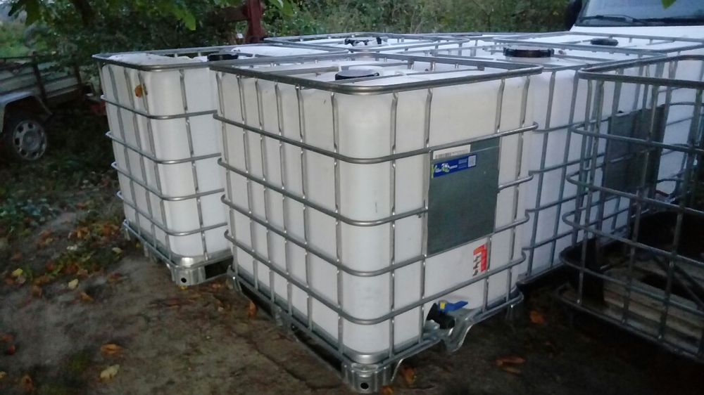 Pojemnik 1000L IBC Zbiornik Mauzer Beczka Kontener Paletopojemnik RSM