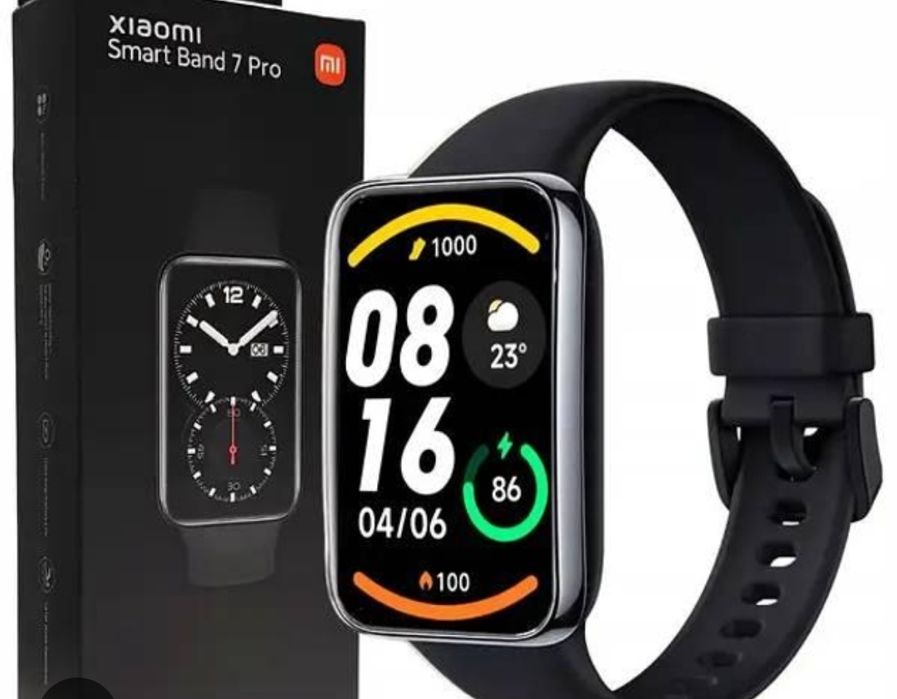 Годинник- фітнес браслет Xiaomi Smart Band 7 Pro CN чорний.Стан Нового