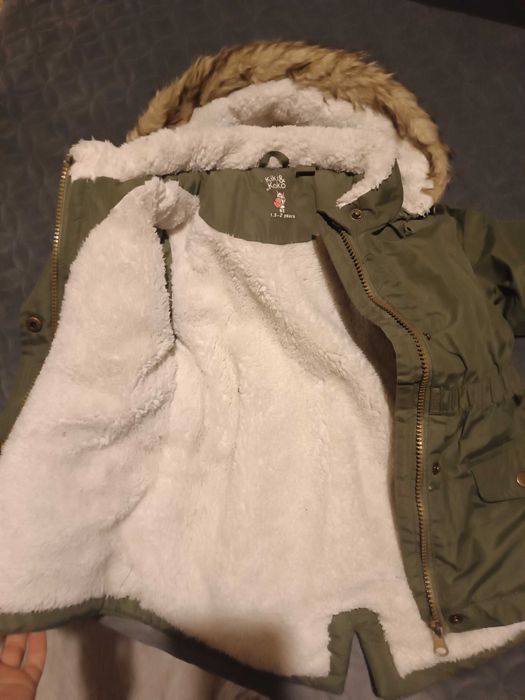 Kurtka zimowa parka dziecięca