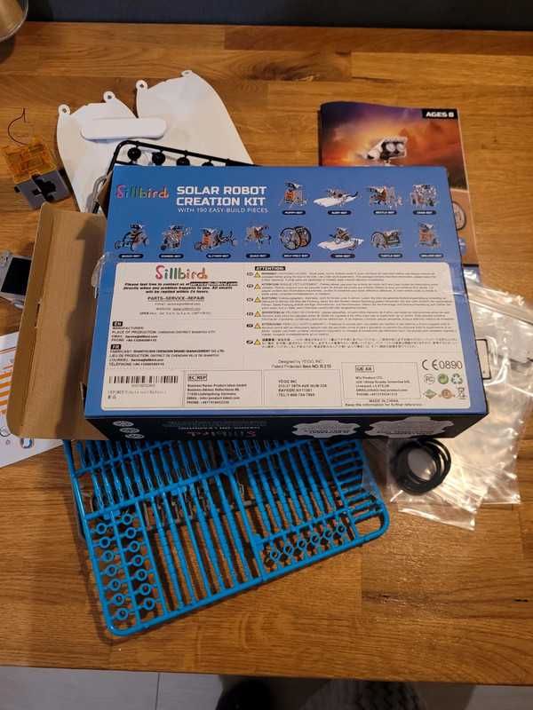 Kit de montagem de Robot com painel solar