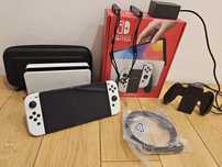 Nintendo Switch OLED Rok gwarancji + etui