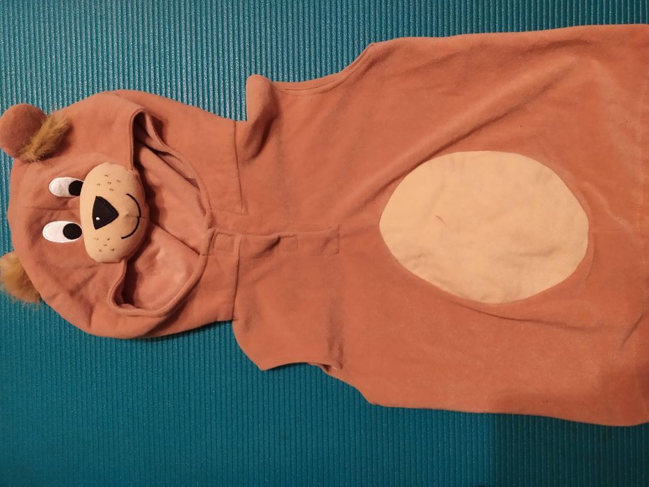 Strój miś, niedźwiadek , Halloween, karnawał 

Kamizelka z cienkiego p