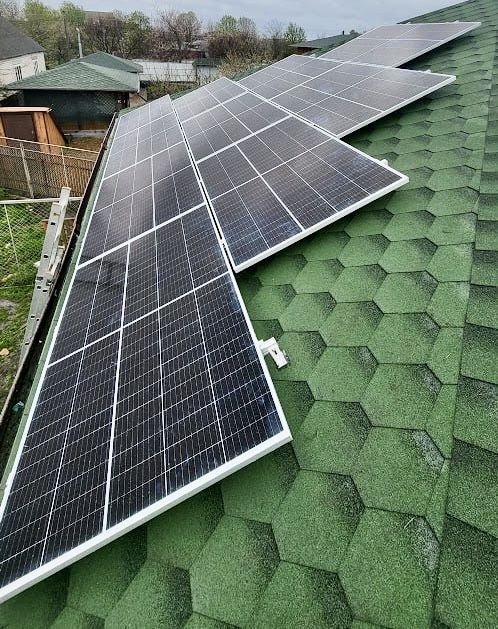 Комплект  кріплень для сонячних панелей 1 ряд 5 ФЕМ шириною до 1150 мм