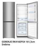 Lodówka Gorenje Srebrna