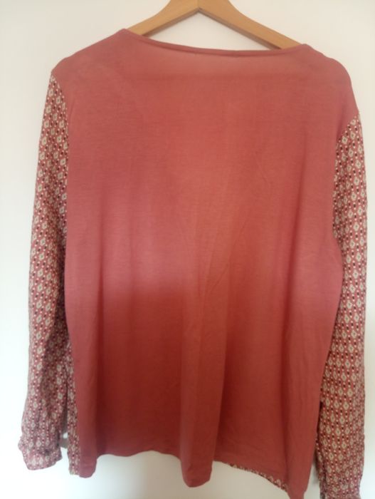 Camisola padrão rosa