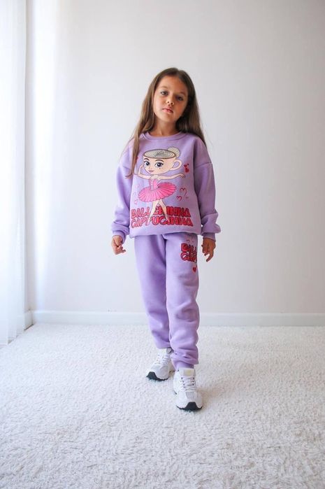 Костюм спортивный теплий Балерина Капучина,Лабубу,Капибара для девочек