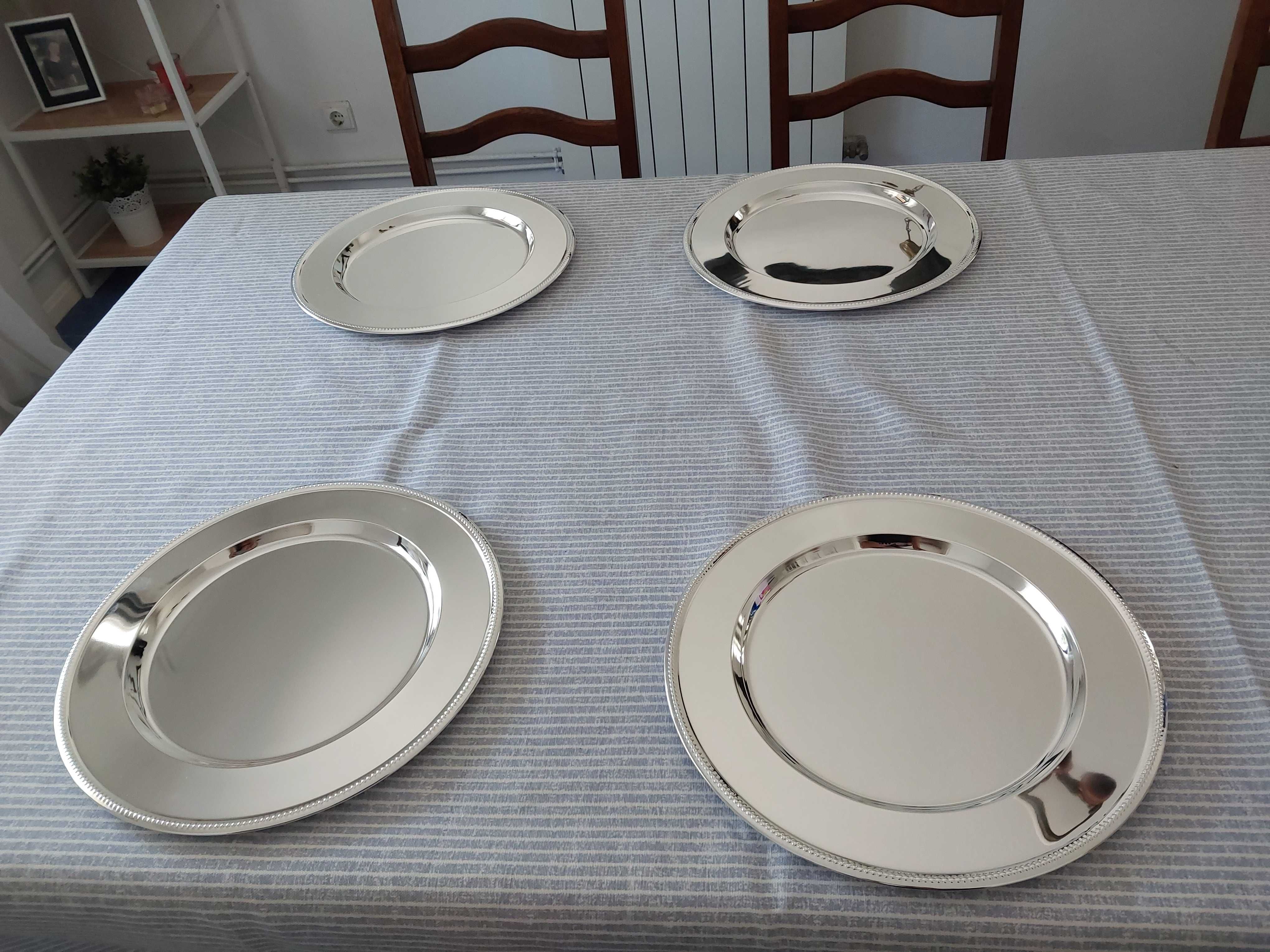 Marcadores de mesa de metal perolas