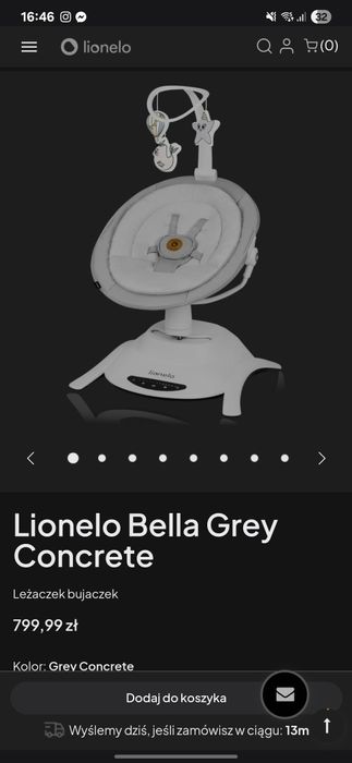 Bujaczek elektryczny Lionelo Bella