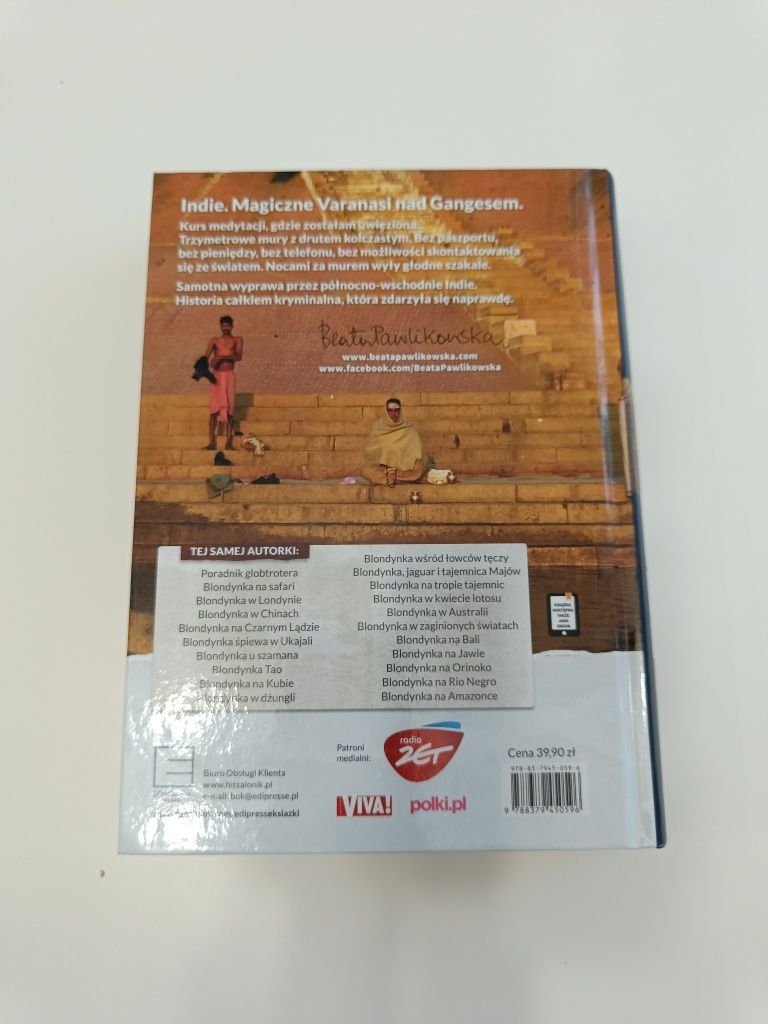Książka Blondynka nad Gangesem