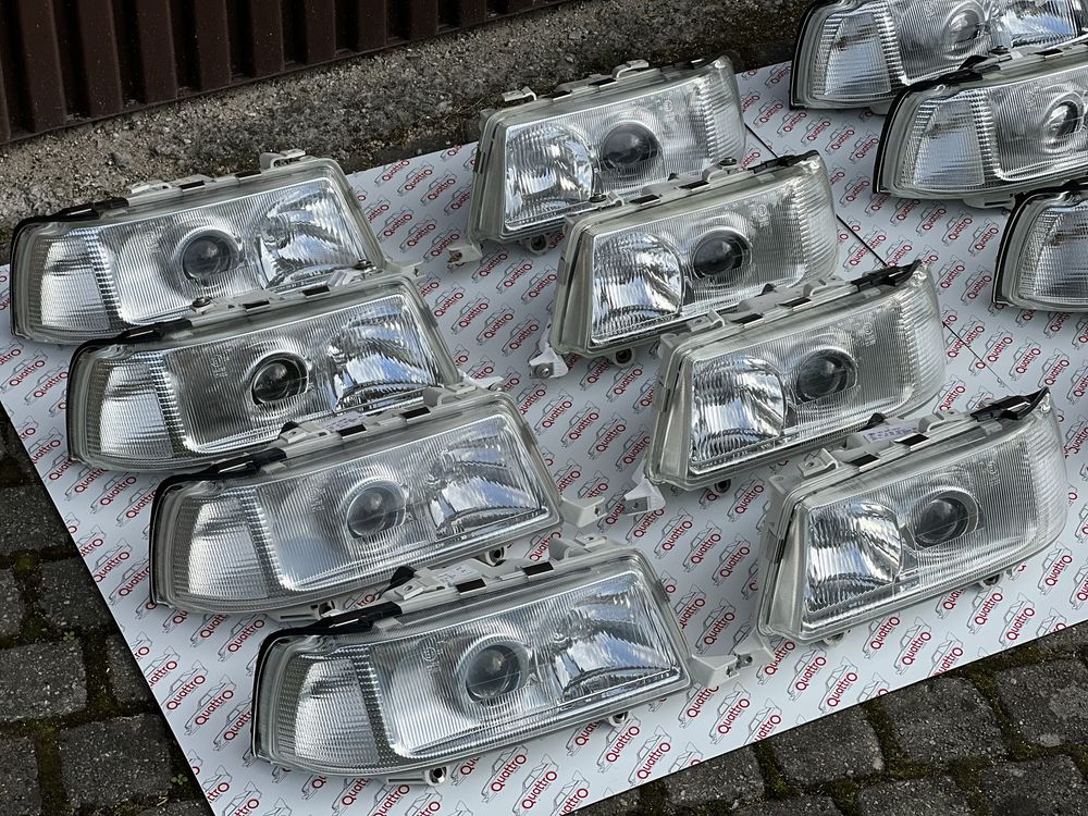 Lampy soczewkowe Audi 80 S2 RS2 Cabriolet jak nowe, gwarancja!