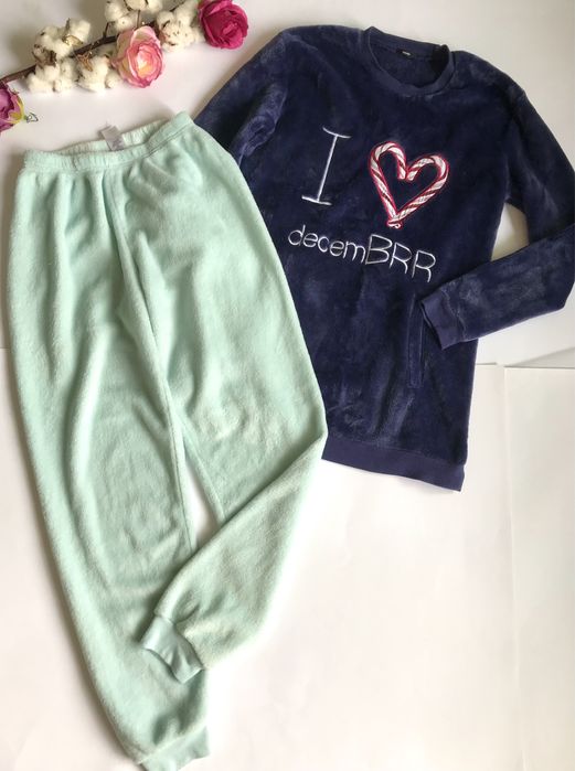 Піжама/Домашній Костюм. Плюшовий. 12/14 років. Ріст 158 см