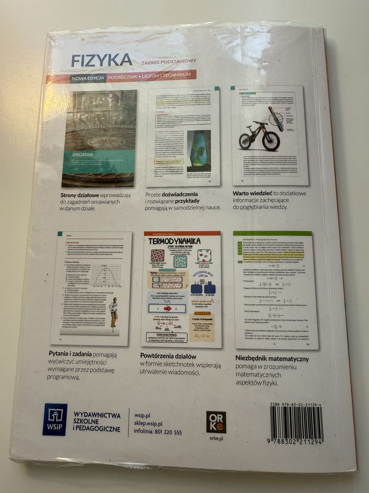 Podręcznik z fizyki do liceum i technikum WSiP do klasy 2
