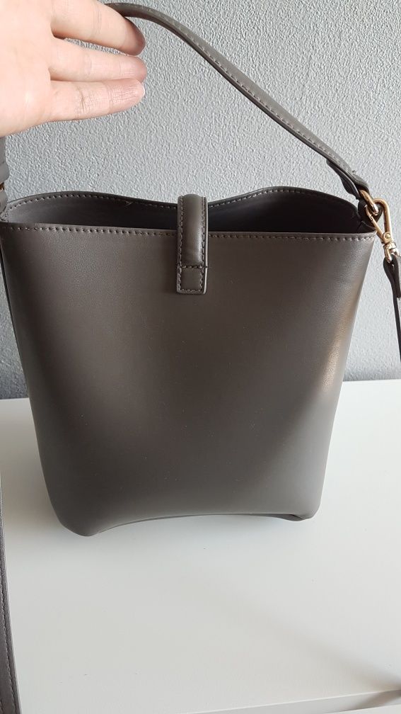 Szara torebka h&m crossbody popielaty