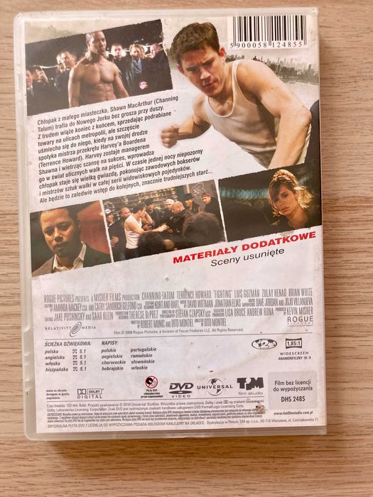 Filmy DVD -Fighting, Magic Mike, Uprowadzona. Sensacja