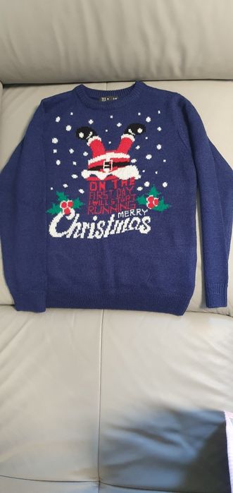 Sweterek świąteczny 7/8 lat