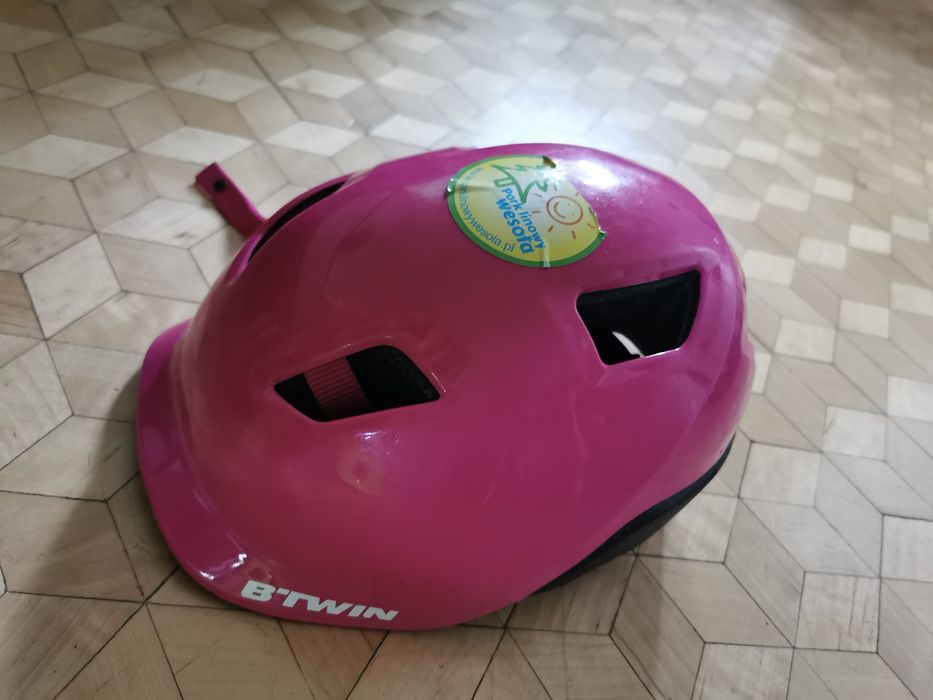 Kask rowerowy dziecięcy Btwin rozmiar 53-58