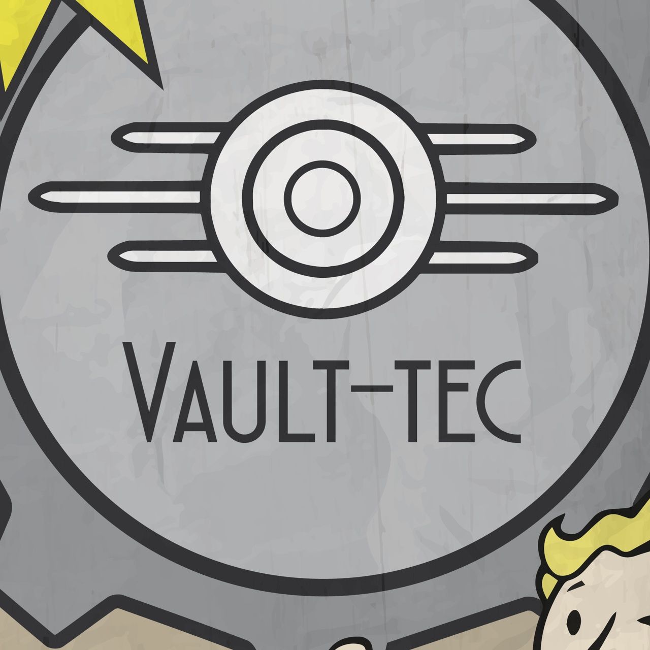 Фоллаут, агит.листівка Vault-Tec, Fallout, постер, картина на полотні