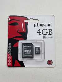 Карта пам'яті Kingston 4Gb microSDHC class 4 (SDC4/4GB)