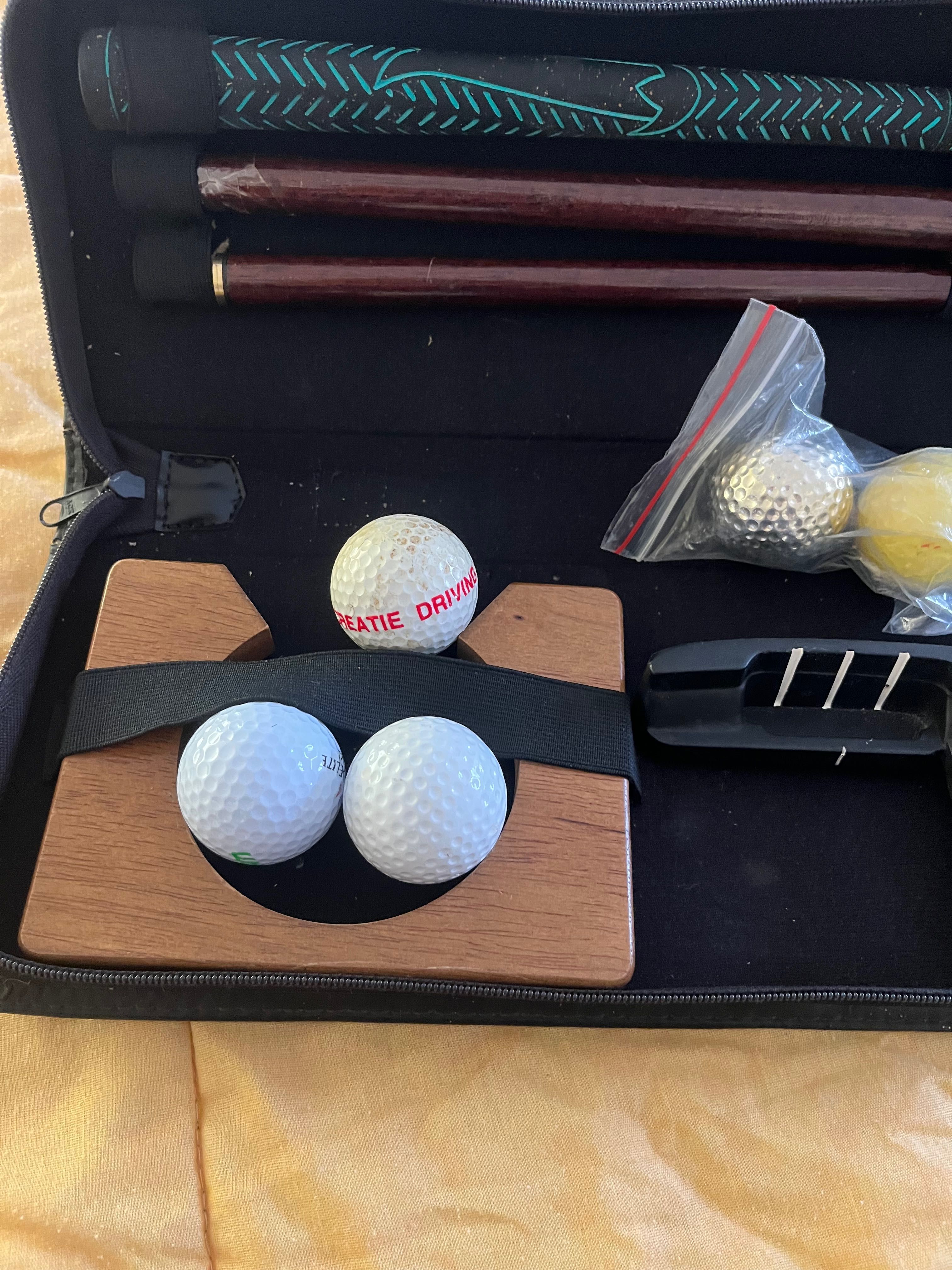 Taco de golf portatil