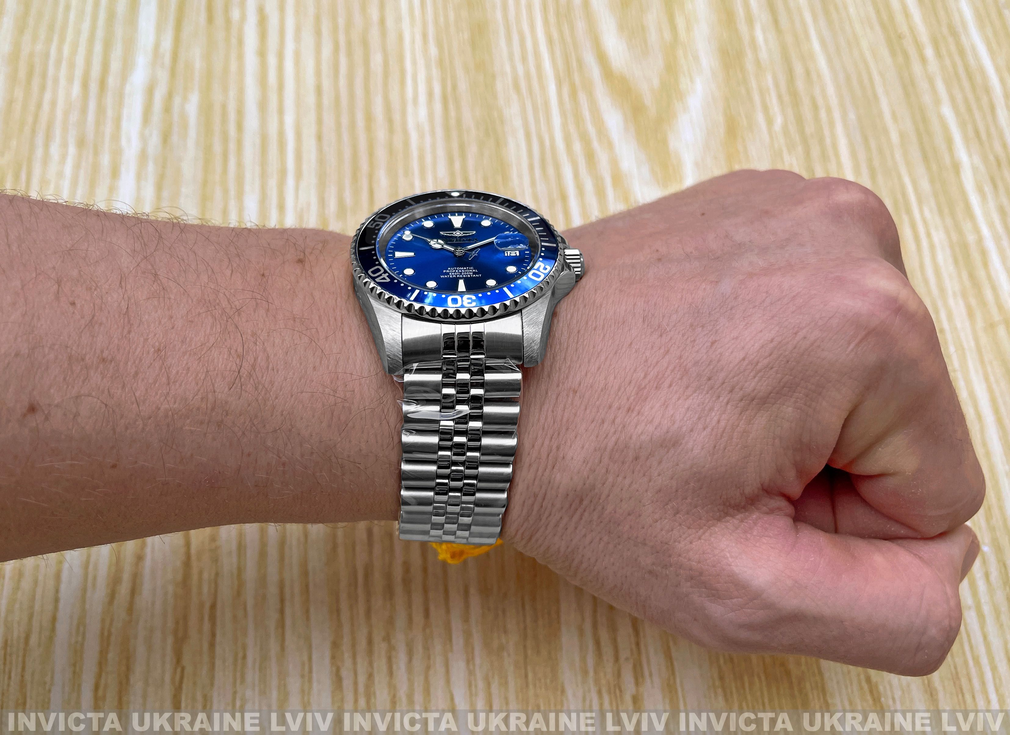 Мужские часы Invicta 30092 Pro Diver Automatic 42 мм. Silver Black